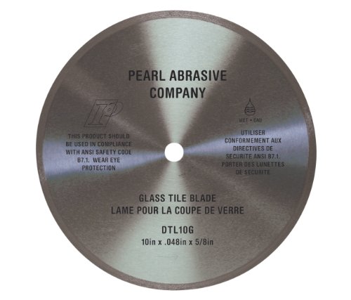 Pearl Abrasive DTL10G Glass Tile Blades 10 in. x .048 x 5/8