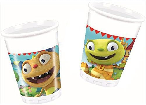 Henry Hugglemonster Plastic Cups (8 Pack) - Party Supplies