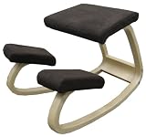 Sierra Comfort SC-205L Ergonomic Kneeling Chair (Brown Fabric / Light Wood)