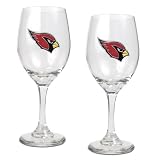 Arizona Cardinals 2 Piece NFL Wine Glass Set