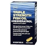 GNC 3X FISH OIL PLUS RESVERATROL 60 CAP