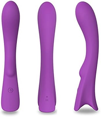 LuxVib Vibrating Power Wand - Wireless Rechargeable 7 Speed Massager - Medical Grade Silicone Waterproof Therapeutic Massager (Purple)