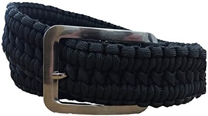 Paracord Belt - Survival Belt For Camping, Hiking and Outdoors - 100ft of Paracord, Each Belt Strand Can Hold 550lbs