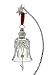 Waterford &reg; Crystal Twelve Days of Christmas Bell, 12th Edition, Twelve Drummers Drumming, Lismore Pattern Final Edition