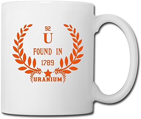 Nuodi Ge Unique Design U Chemical Element Uranium Found In 1789 Coffee Mug
