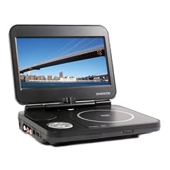 EXEMODE 8型液晶180度回転式 ポータブルDVDプレーヤーCPRM対応 PD-830B 【ヘッドレスト固定ベルト付き】