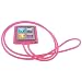Igadgitz Pink Silicone Skin Case Cover Necklace For Apple Ip