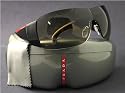 AUTHENTIC PRADA SUNGLASSES SPS 07H BLACK 7OW-6S1 SPS07H
