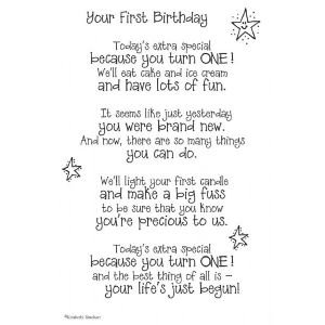 12 PACK YOUR 1ST BIRTHDAY 5X7 CLR STIX Papercraft, 