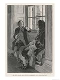 Thomas Tew Seated in a Relaxed Pose and Smoking a Long Pipe Art Giclee Poster Print by Aikman, 12x16