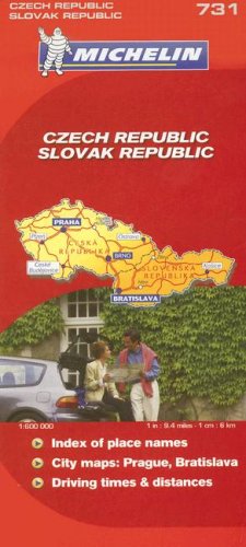 City Travel Guides Discounted  Books : Michelin Czech Republic & Slovak Republic Map (Michelin Maps)