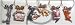 Cats Painted Wine Glass Charms from that wine is mine! (Cats - 1472P)