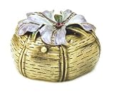 Hibiscus Jeweled Trinket Box