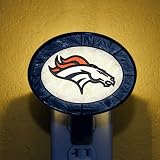 Art-Glass Nightlight-Broncos