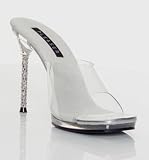 Pleaser Shoes WomenOs MONROE-01 4 1/2 Open Toe Mule Available in 3 Colors