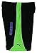 PUMA Youth Boys Lifestyle Athletic Short (Medium 10/12, Black / Lime)