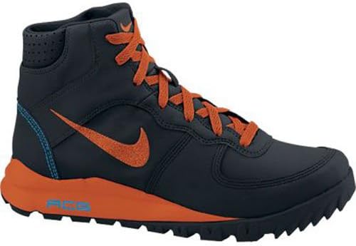 Nike Men's Takos Mid Le Black/Urban Orange/Blue Hero Boot 12 Men US