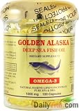 Kmax Golden Alaska Deep Sea Fish Oil, Omega-3 1000mg 100 Capsules