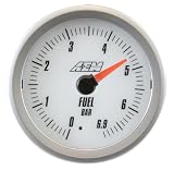 AEM 30-5134MW White Face Analog Fuel Pressure Metric Gauge