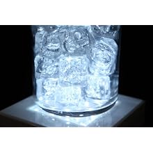 Fortune Products LB-5W Square Light Base with White LED's, 5" Length x 5" Width x 1-1/4" Height