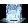 Fortune Products LB-5W Square Light Base with White LED's, 5" Length x 5" Width x 1-1/4" Height