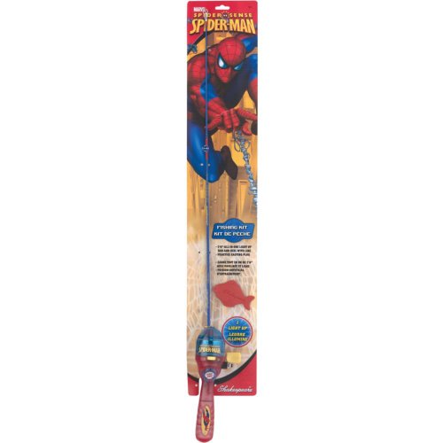  Shakespeare Spiderman Lighted Fishing Kit