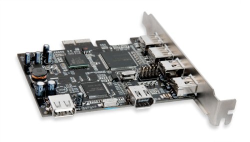 Syba SD-PEX-VT4E4I PCIe NEC Chipset USB 2.0/1394a Combo Card