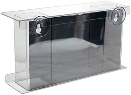 Peek-a-boo Bird Feeder: Window Mount, Mirrored Back, Made in the USA, Best Quality Acrylic and Suction Cups Guaranteed, Comes Completely Assembled.