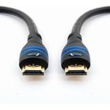 BlueRigger High Speed HDMI Cable with Ethernet (25 ft) - CL3 Rated - supports 3D and Audio Return [Latest HDMI version]