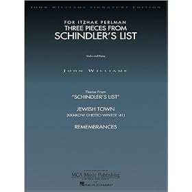 Three Pieces from Schindler's List for Piano / Violin