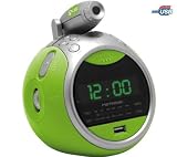 METRONIC Gulli MP3 Clock Radio with USB port - green