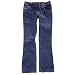 Wrangler Girls 7-16 20X Fashion Relaxed Fit Jean,Rhinestone Embroidery,8 Slim