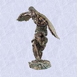 Eagle Warrior statue indian style sculpture home new