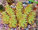 Friendly Dinosaur Cookies