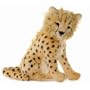 Hansa Cheetah Cub Stuffed Plush Animal, Sitting