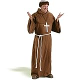 Medieval Monk Adult Halloween Costume (Standard One-Size)