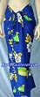 Full Size Pareo: Sailboats on Navy