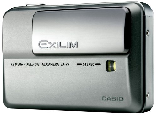 City Travel Guides Discounted  Kamera & Foto : Casio EXILIM EX-V7 Digitalkamera (7 Megapixel, 7fach opt. Zoom, 2,5" Display, Bildstabilisator) in silber