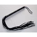 Black Flogger Whip
