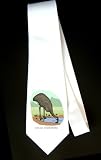 Party Decoration Necktie with novaehollandi, drink, dromaius, dromedary, bird, species