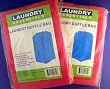 Laundry Duffle Bag, Orange Color 12.5" X 12.5" X 28.5" TWO BAGS
