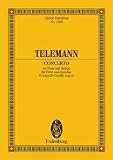 Flute Concerto D Maj: Flöte und Streichorchester. Studienpartitur