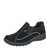 Rieker Eike L7160-00, Damen Slipper, schwarz, (schwarz 0)
