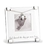 Mud Pie Baby Quotables Clip Frame with Charm, God's Gift