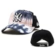 Youth New York Yankees Tie Dye Frayed Logo Cap