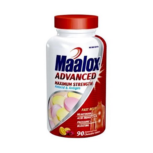 Maalox Advanced Maximum Strength Antacid (Assorted Fruit Chewable