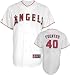 Brian Fuentes Youth Jersey: 2009 Majestic Home White Replica #40 Los Angeles Angels of Anaheim Jersey - X-Large (18-20)