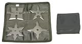 4pc Throwing Star Set & Case