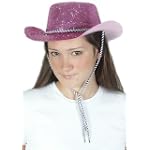 Glitter Cowboy Hat Pink