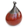 EXP Handmade Decorative Ceramic Flower Vase / Table Sculpture Asbract Bulb Style